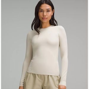 Lululemon Wundermost Ultra-Soft Nulu Crewneck Long-Sleeve Shirt